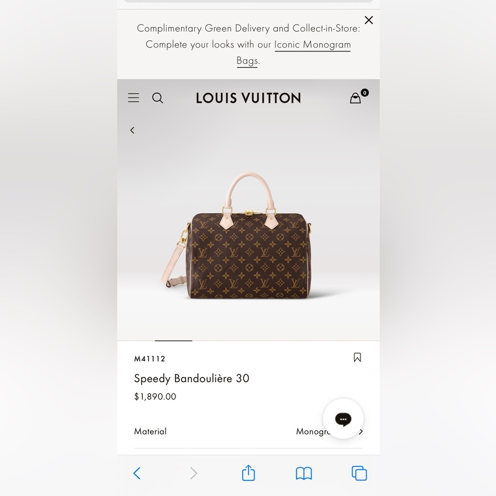Louis Vuitton Speedy Bandoulière 30